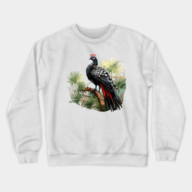 Horned Guan Crewneck Sweatshirt by zooleisurelife